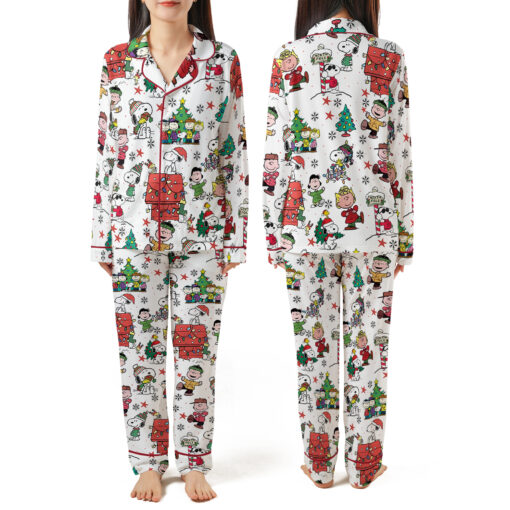 Christmas Snoopy Satin Pajamas