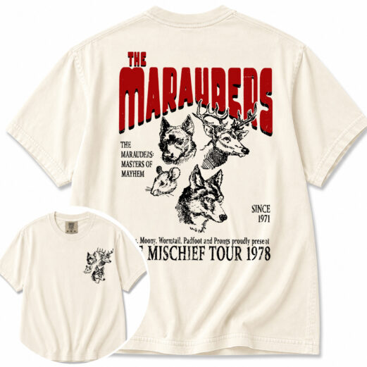 70s Wizards Marauders World Tour T-Shirt - Universal Vacation Pottery Tee Aesthetic ATYD - Subtle HP Shirts