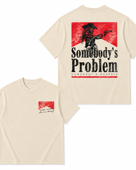 Somebody's Problem Vintage 90s Country Tee T-Shirt | Western Music Festival Shirt