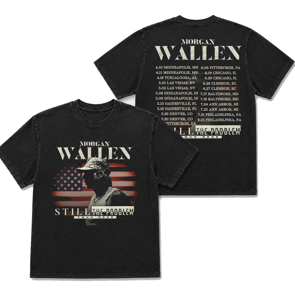 Wallen still the problem 2026 front and back t-shirt