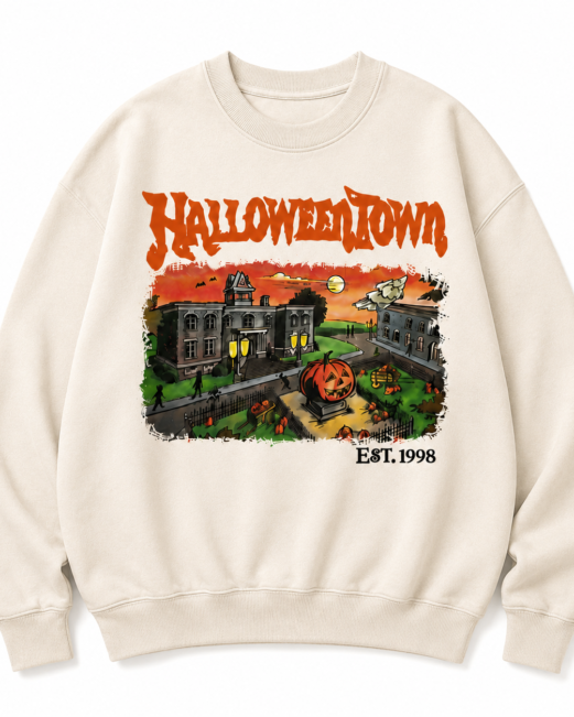Halloweentown Est 1998 Sweatshirt, Halloweentown University, Retro Halloweentown Sweatshirt, Fall Sweatshirt, Halloween Sweatshirt