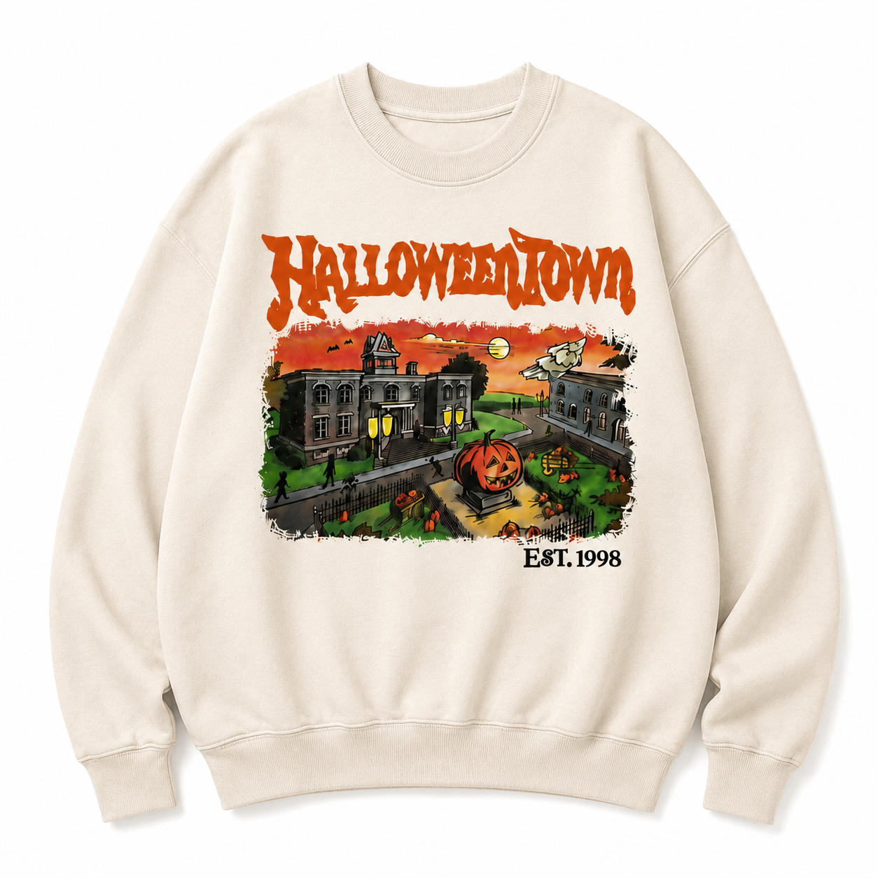 Halloweentown Est 1998 Sweatshirt, Halloweentown University, Retro Halloweentown Sweatshirt, Fall Sweatshirt, Halloween Sweatshirt