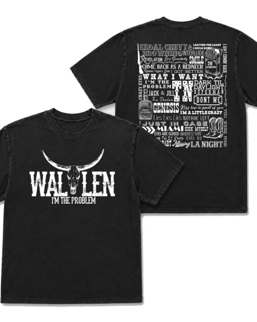 Wallen Concert Tee, Vintage Country Music Tops
