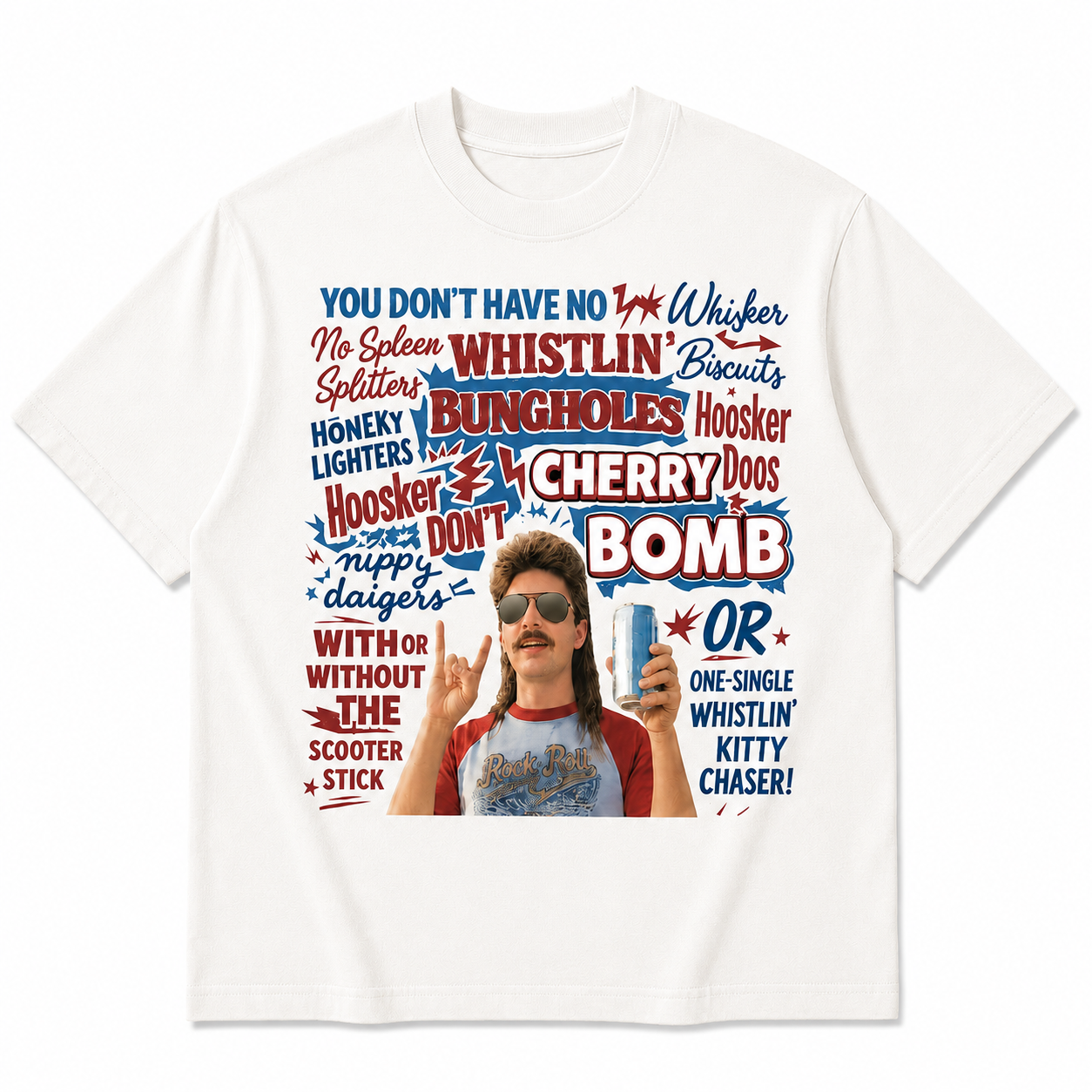 Joe Dirt 4th of July Shirt, Funny Redneck Independence Day Tee, Patriotic American Humor T-Shirt, Retro USA Graphic Shirt, White Trash Party Tee