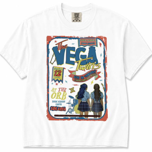 Zodiac Academy Concert T-Shirt | Vega Twins Darcy Tory Solaria Ruthless Boys Merch Lance Orion Pitball Celestial Heirs Ignis Aer Darius