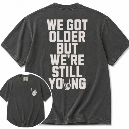 Comfort Colors We're Still Young Pop Punk Shirt, Elder Emo Shirt, Elder Emo Gift, Pop Punk Concert Shirt, Emo Nite Tee, It Wasnt a Phase
