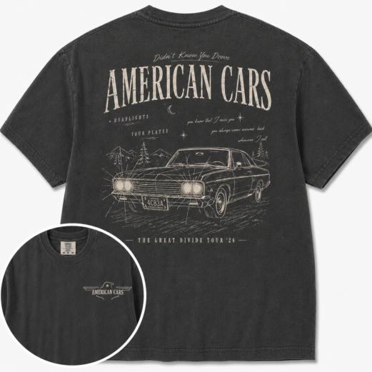 The Divide Tour Shirt, NK Merch Concert Shirt