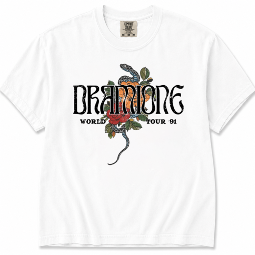 Dramione Tee UNISEX Comfort Colors Manacled Shirt Dracotok Hermione Tee Oversized T Shirt Potter Fanfic T Dramione Merch Universal Vacation