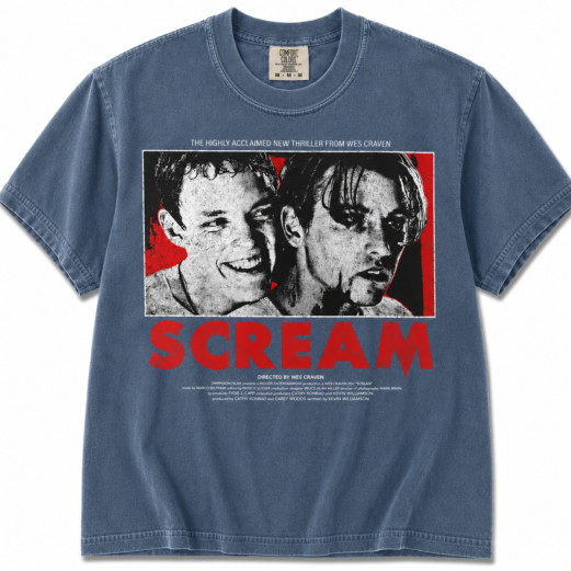 Vintage Scream Movie Stu Macher, Billy Loomis Comfort Colors Shirt , Halloween Horror Movie , Movie T-Shirt, Unisex Comfort Colors