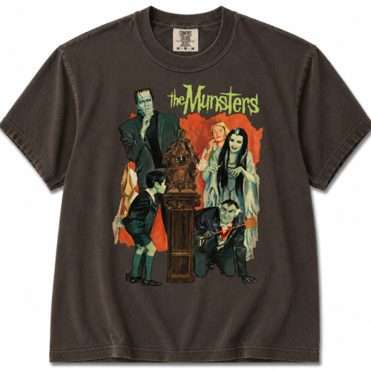 The Munsters Halloween Shirt, Monster Mash Halloween T-shirt, The Munster T-shirt, Frankenstein Horror Movie Tee, Horror Characters Tee