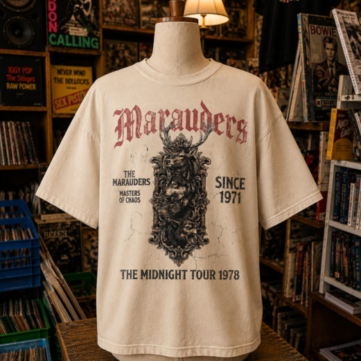 70s Wizards Marauders World Tour Front and back Hoodie; Wizarding Shirt - ATYD Sweatshirt