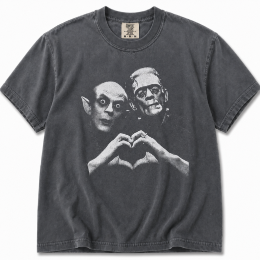 Dracula Frankenstein Graphic Tee