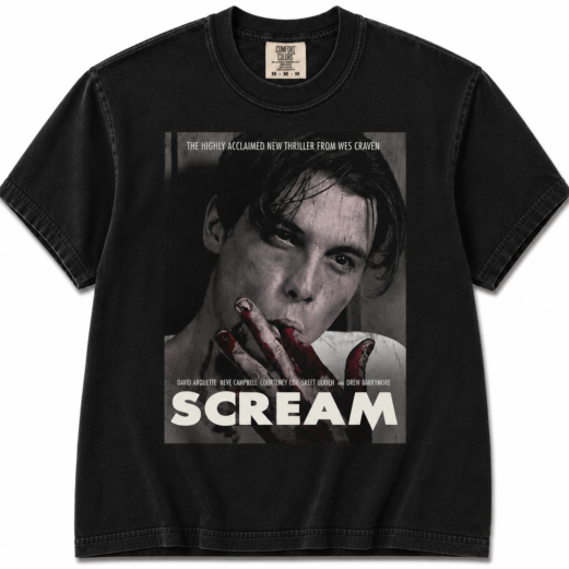 Vintage Scream Billy Loomis T-Shirt | 90s Horror Movie Tee