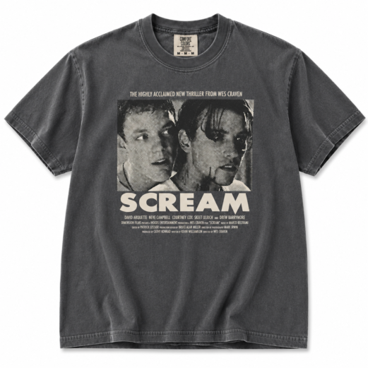 Halloween Scream Movie Tee: Spooky Season Comfort Colors Shirt