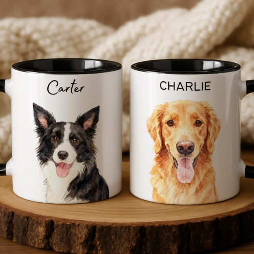 Personalized Pet Mug, Custom Dog , Cat Photo Memorial Gift.