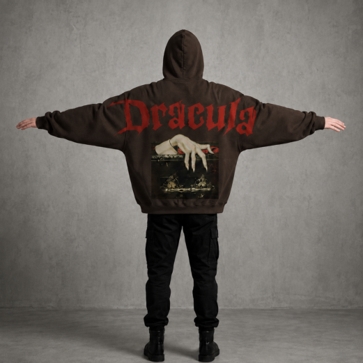 Dracula Arm to Arm Hoodie, Bram Stoker's Dracula Hoodie, Gothic Vampire Horror Hoodie, Dracula Sweatshirt, Halloween Horror Movie Shirt